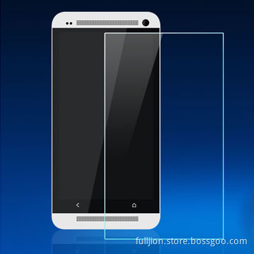 Anti-crack 0.15mm 0.2mm 0.33mm tempered-glass screen protector for HTC ONE M7